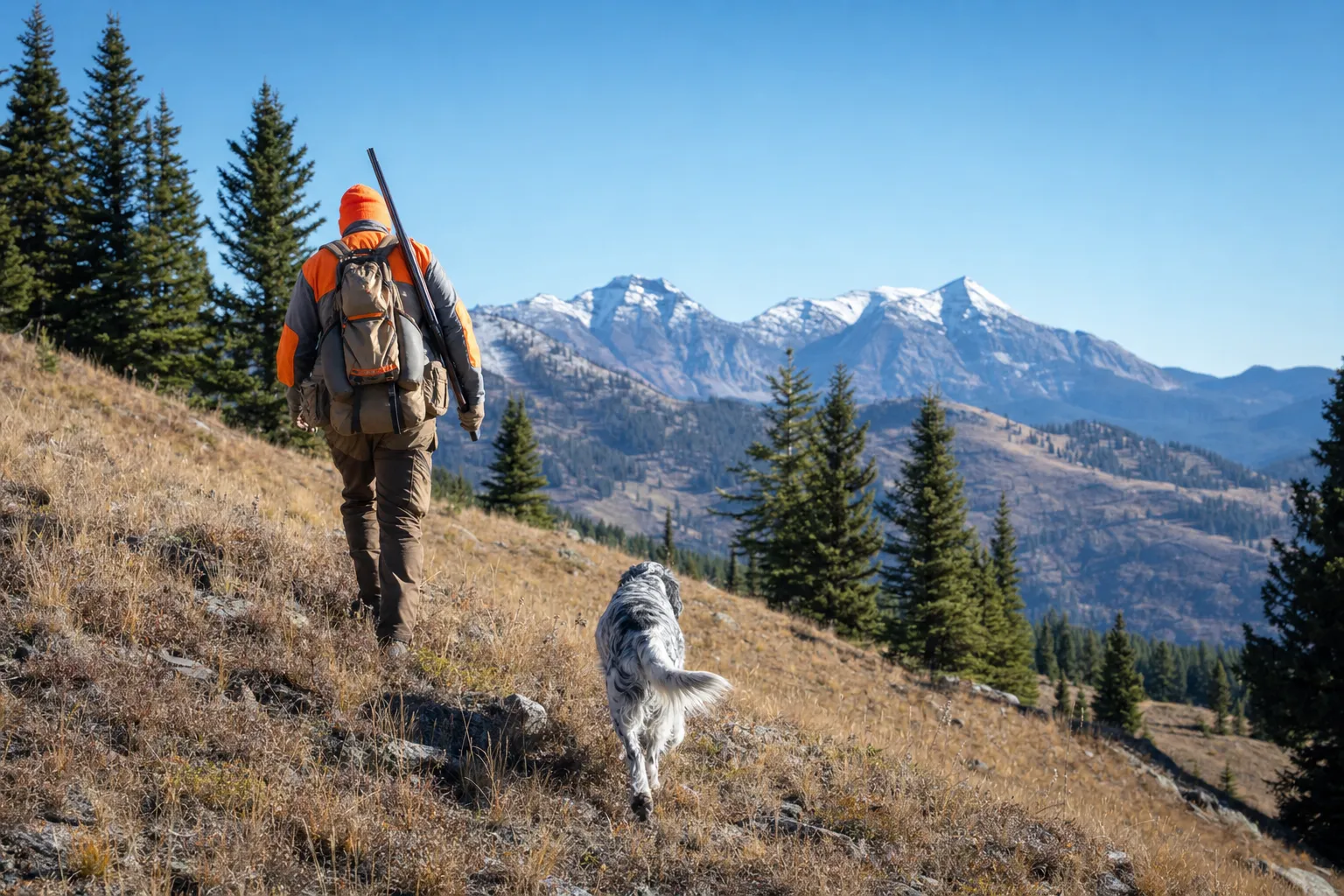 The Mountains: upland hunting country